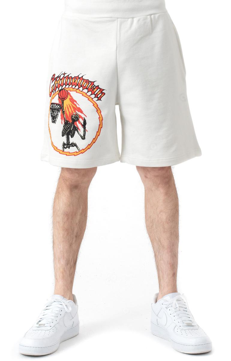 Skelly World Tour Cream Sweatshorts - A Must-Have!