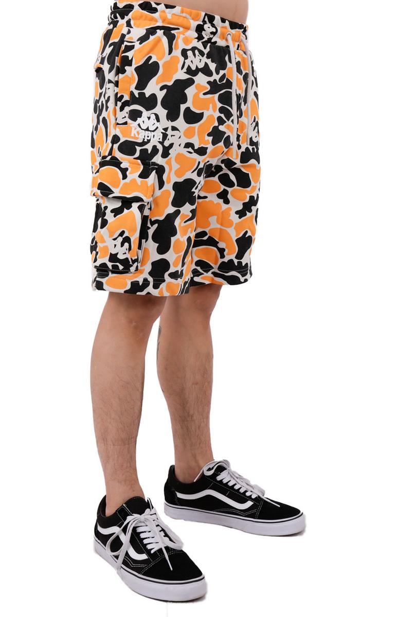 Kappa Men's Stylish Bermuda Shorts - Black Smoke/Grey