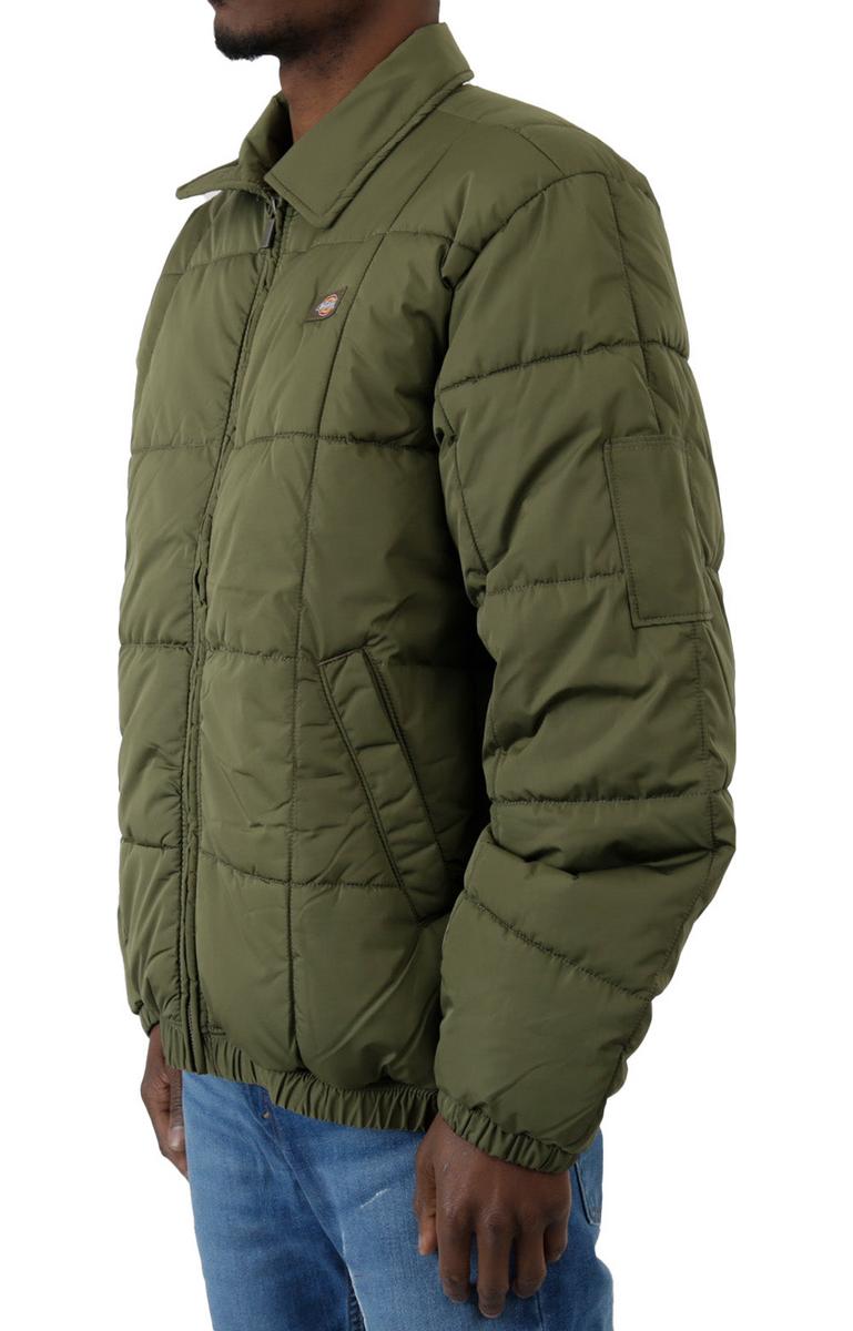 Dickies Military Green Eisenhower Puffer Jacket - A Must-Have for Winter!