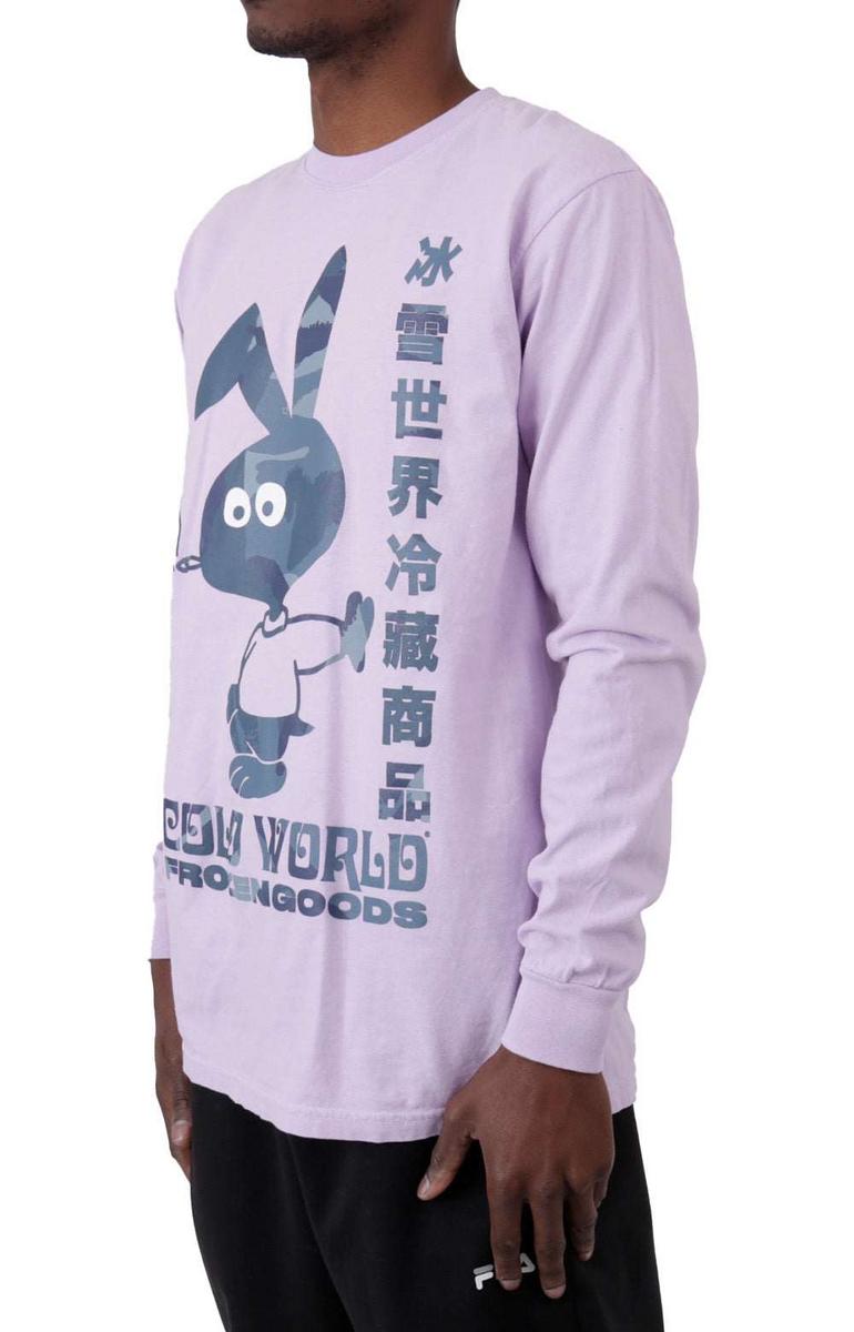 Stunning Orchid Blue Camo Bunny Long Sleeve Tee