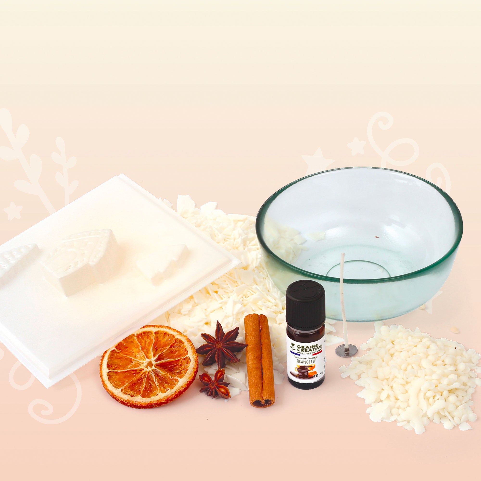 Gourmet Winter DIY Candle Kit: A Christmas Delight
