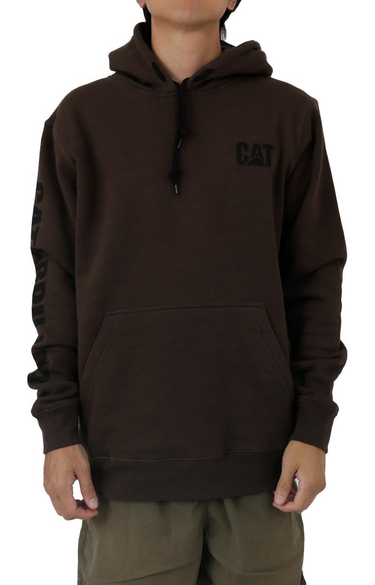 Caterpillar's Irresistible Coffee Bean Trademark Banner Pullover Hoodie