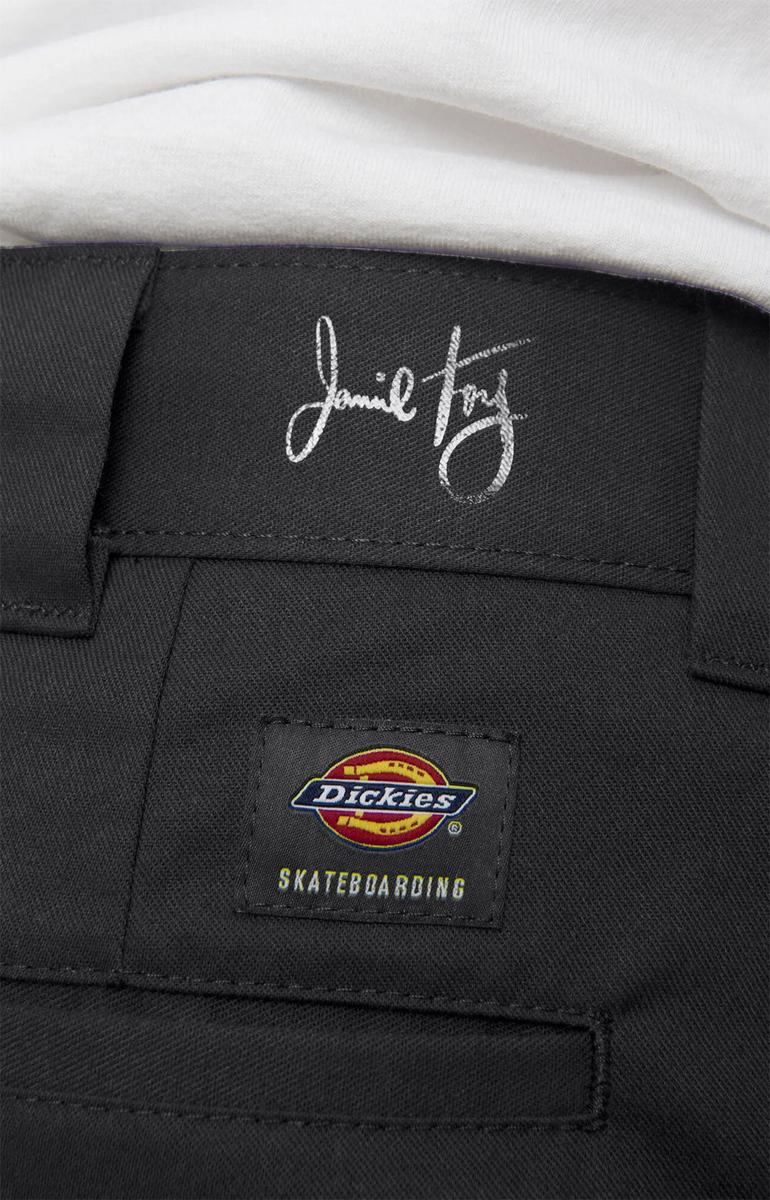 Jamie Foy Signature Black Loose Twill Pants - A Style Sensation!