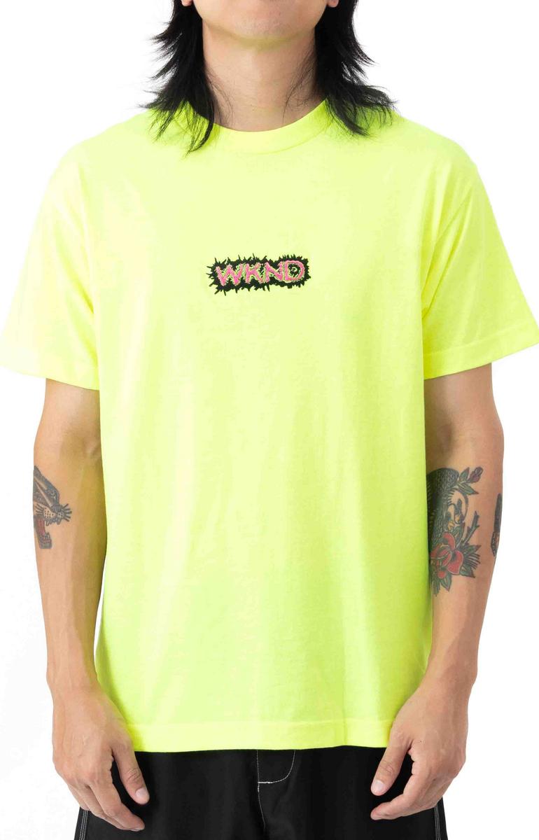 WKND's Stunning SD Logo T-Shirt in Safety Green