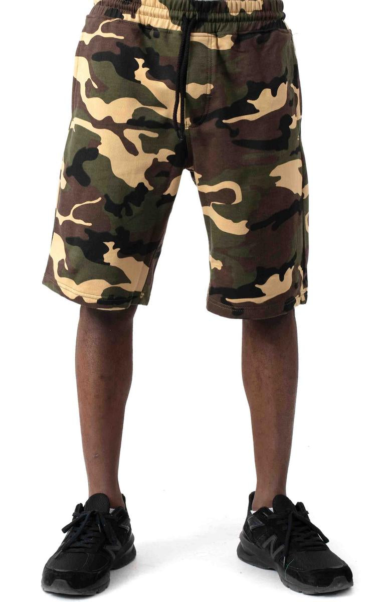Rothco Woodland Camo Sweat Shorts - The Ultimate Comfort Gear