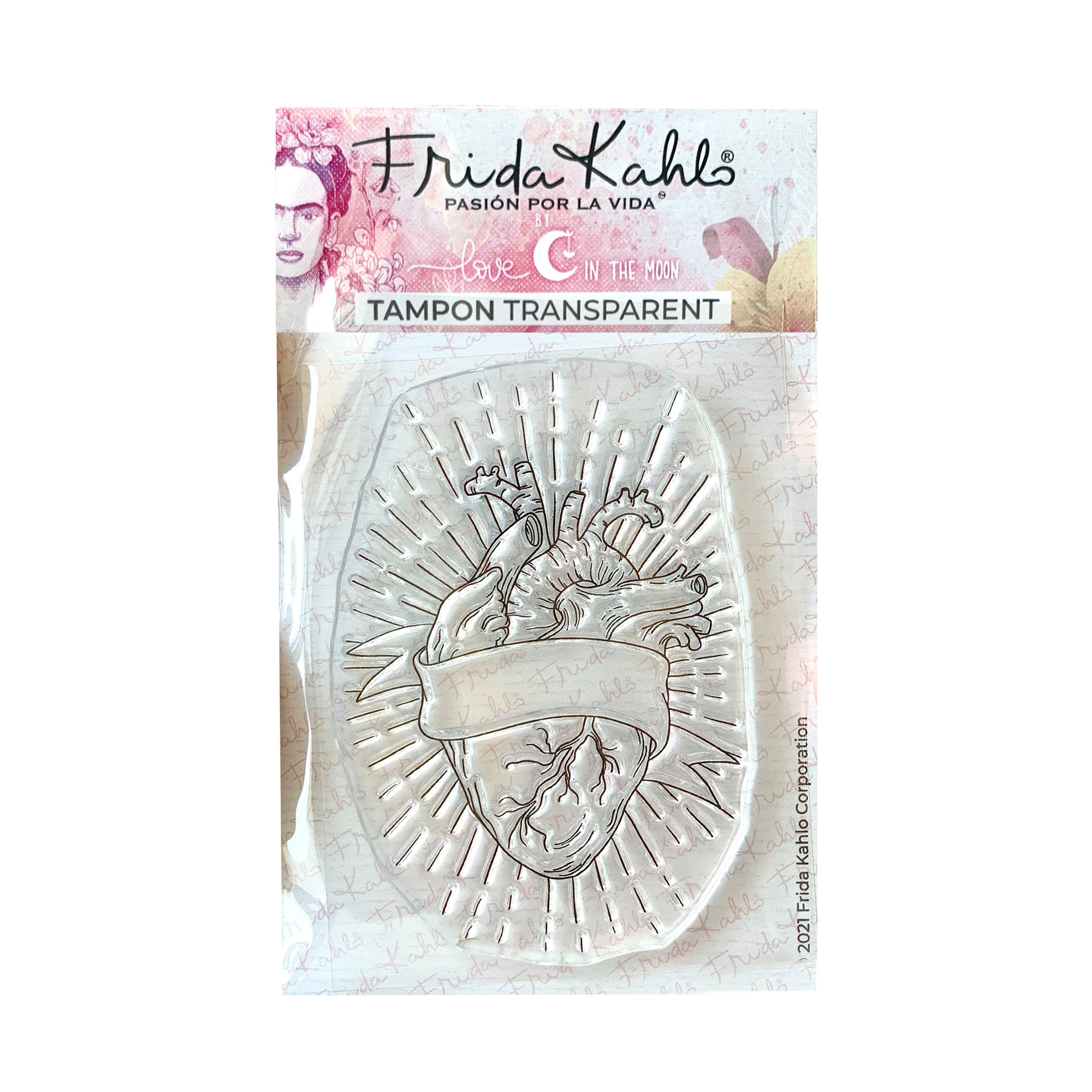 Enchanting Clear Stamp - Mon coeur (Frida Kahlo), French Edition