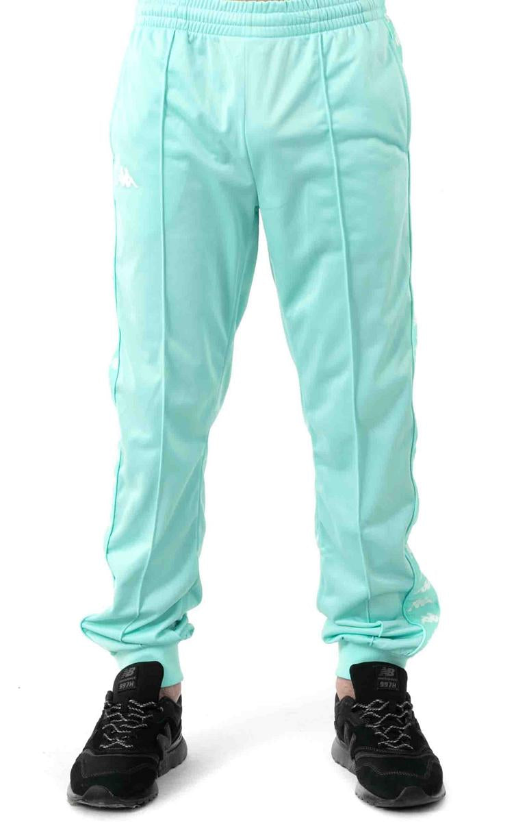 Kappa's Stunning Aqua Green Men's 222 Banda Rastoriazz Track Pants - Grab Yours Now!