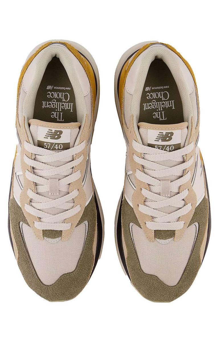 New Balance 57/40 Moonbeam/Golden Hour Shoes - Iconic Hybrid Design