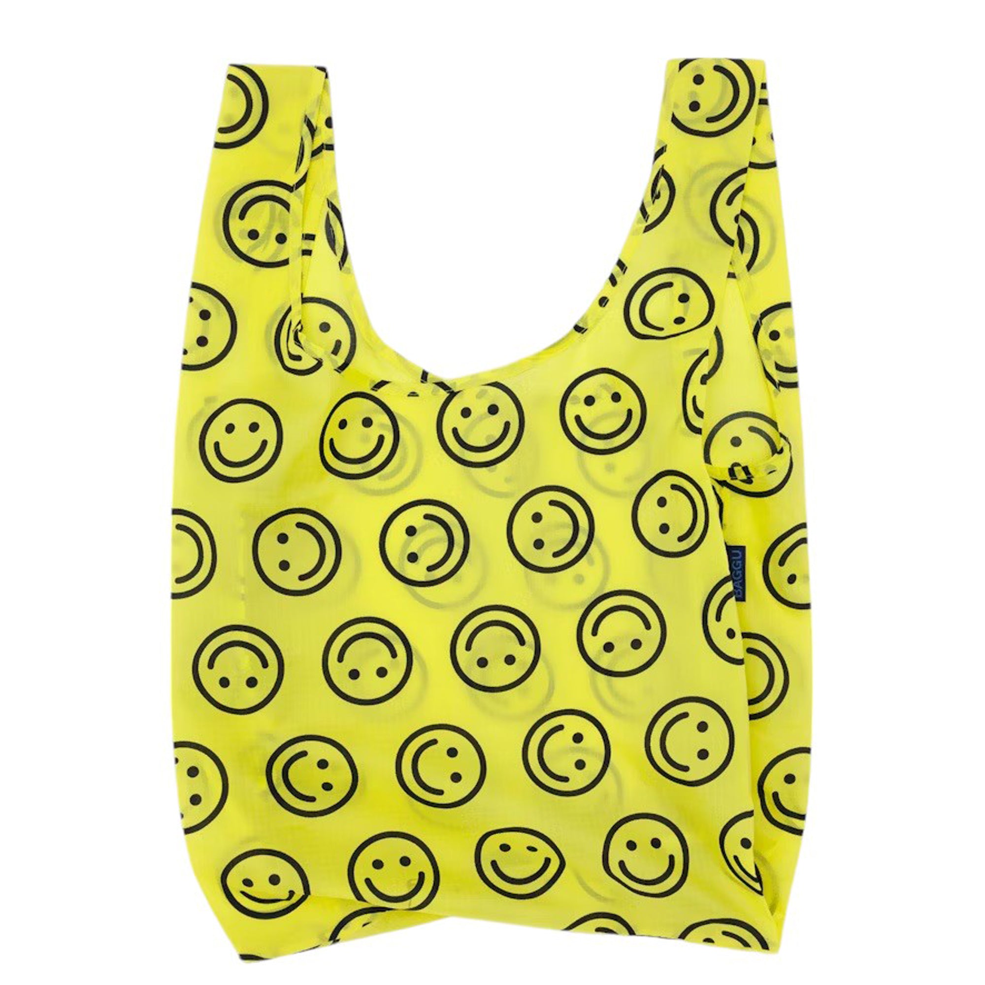 Cheerful Yellow Eco-Friendly Baggu - Your Sustainable Shopping Companion