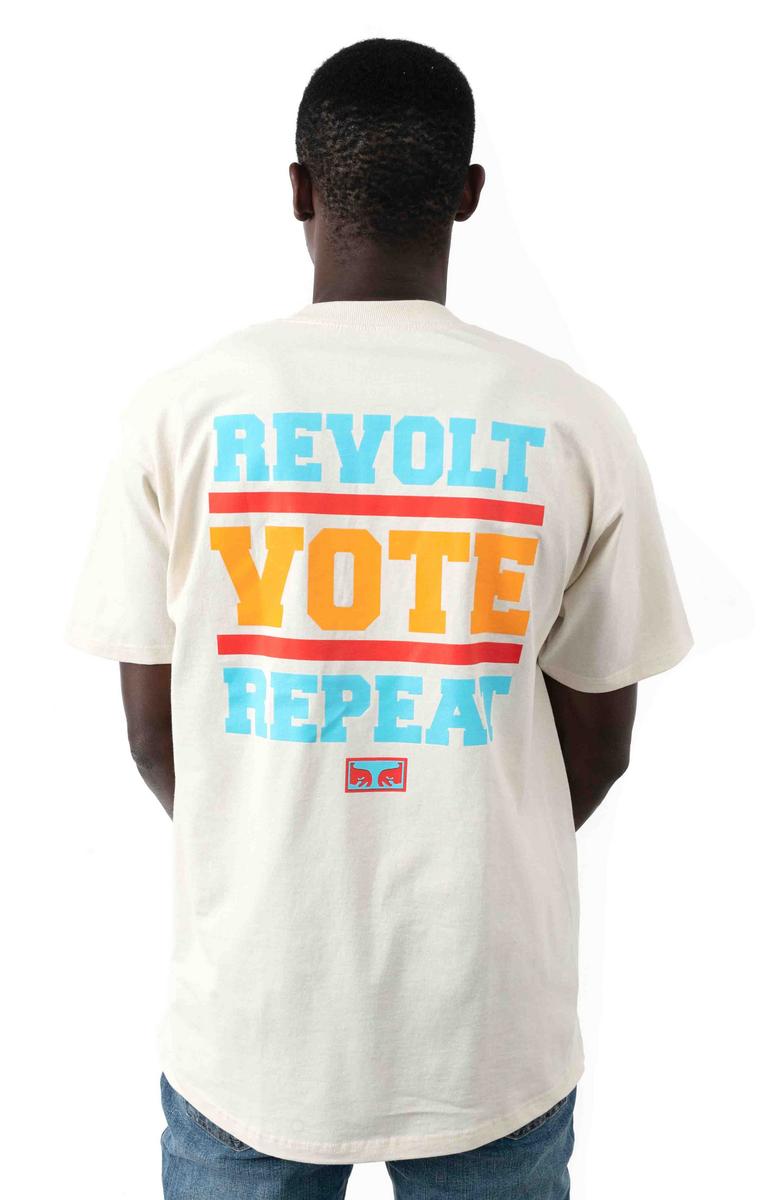 Revolt, Vote, Conquer! Cream T-Shirt