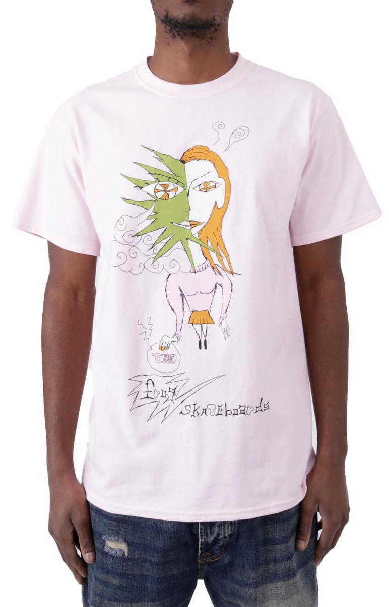 Frog Skateboards Pink Distracted Cotton Tee - A Must-Have!