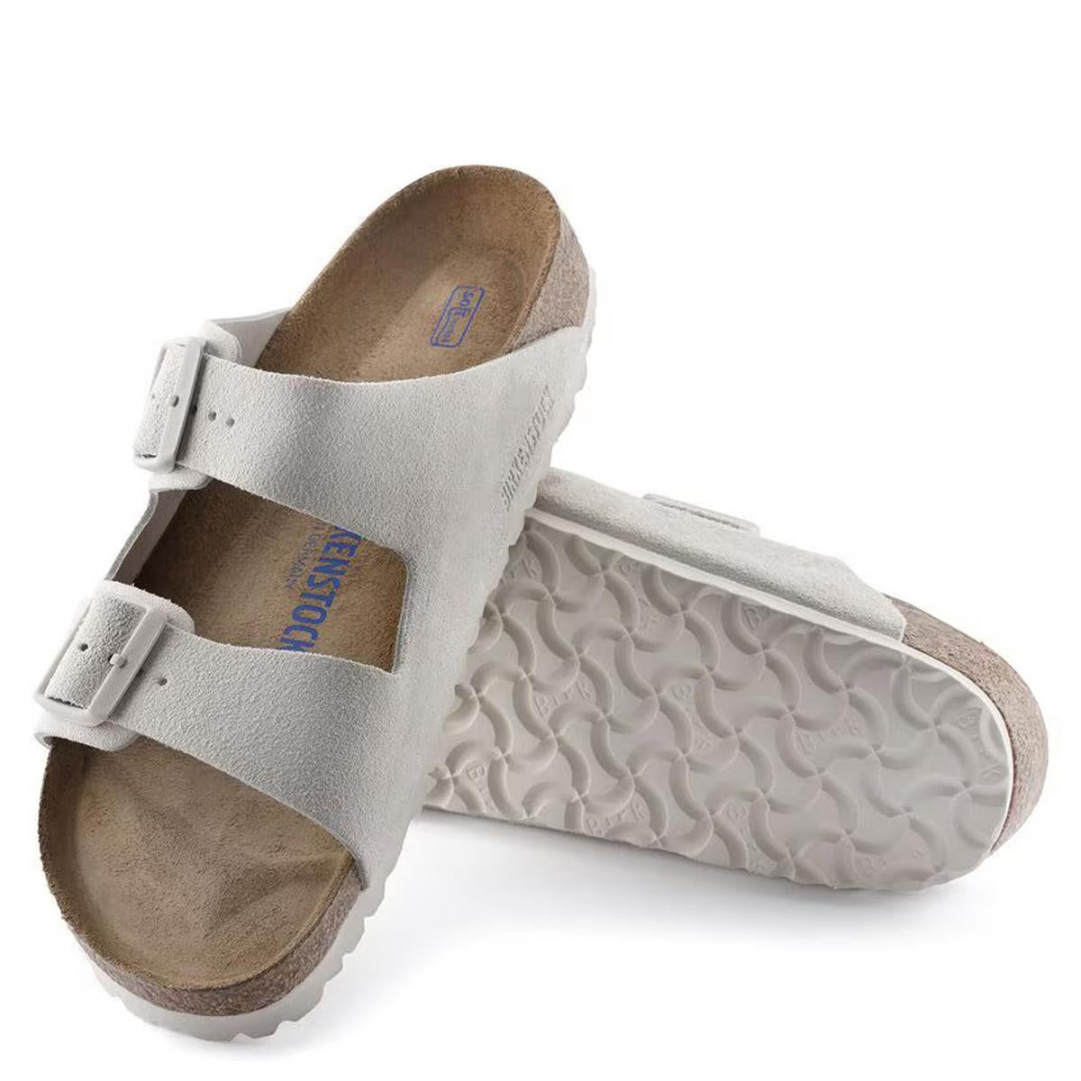 Arizona Soft Footbed - Antique White: Timeless Comfort Sandals