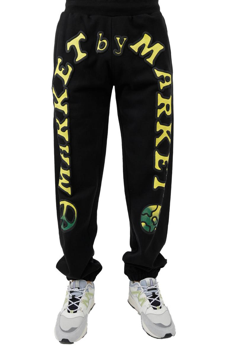 Smiley Market Records Angel Sigh Gradient Sweatpants - Fashionable Comfort