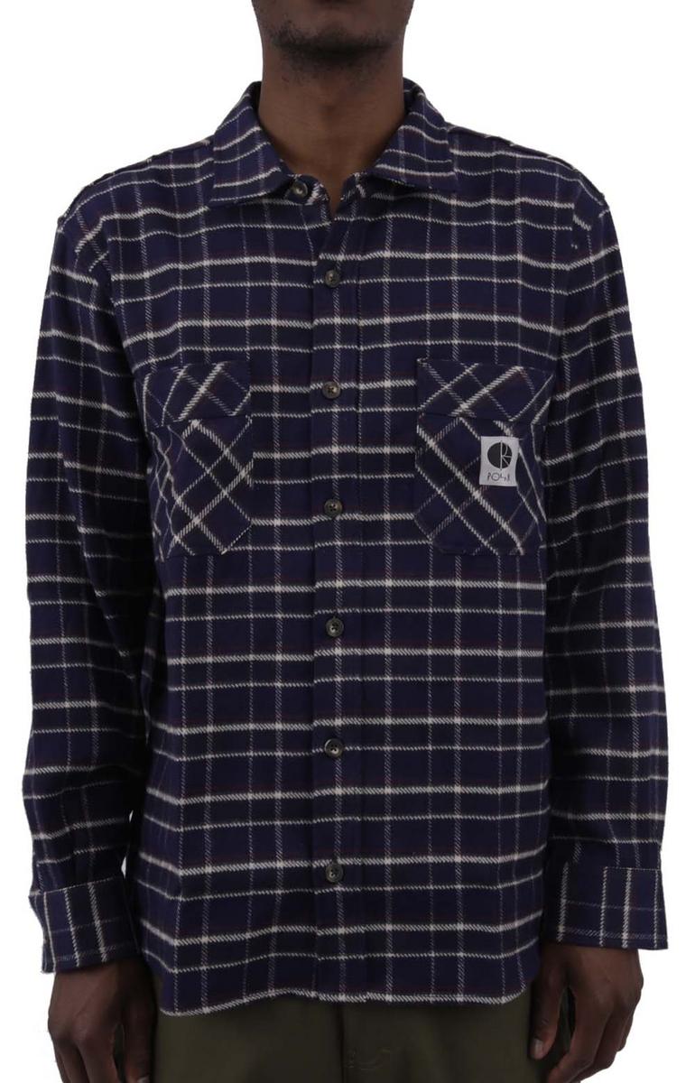 Rich Navy Flannel Button-Up Shirt - A Must-Have!