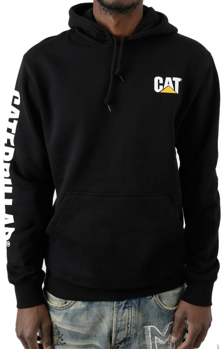 Stunning Caterpillar Black Logo Hoodie - Must-Have!