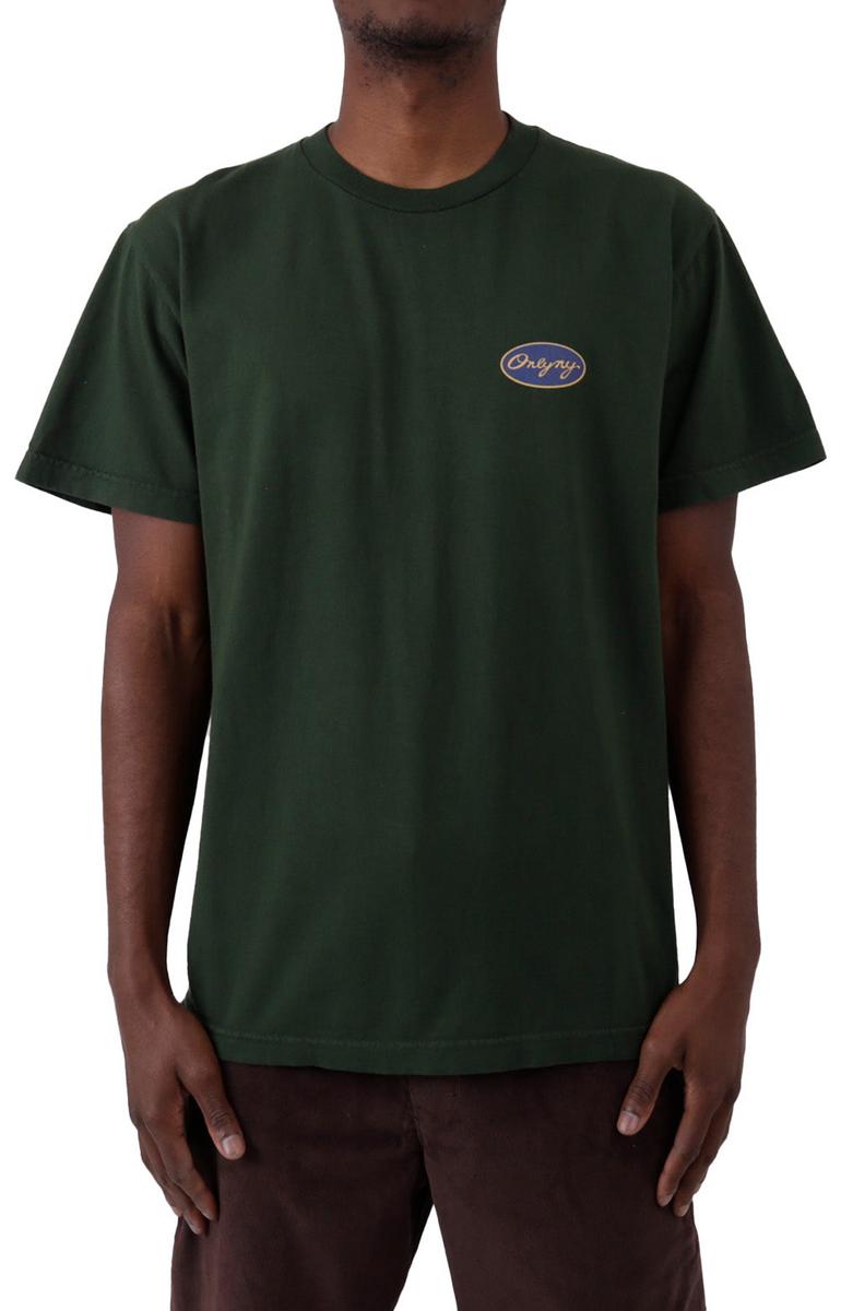 Stylish Only NY Service Tee in Stunning Dark Green