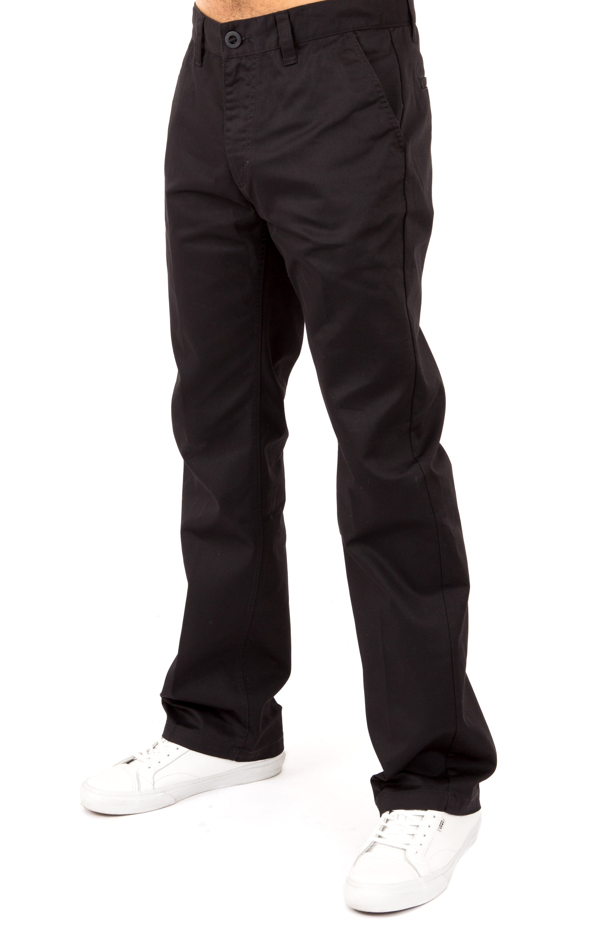 Brixton's Stunning Black Fleet LW Rigid Chino Pant