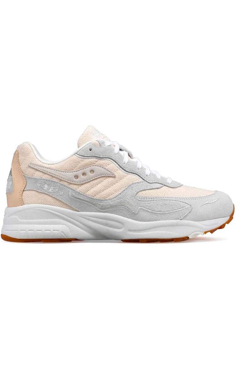 Saucony 3D Grid Hurricane Shoes - Undyed Ecru (S70708-1)