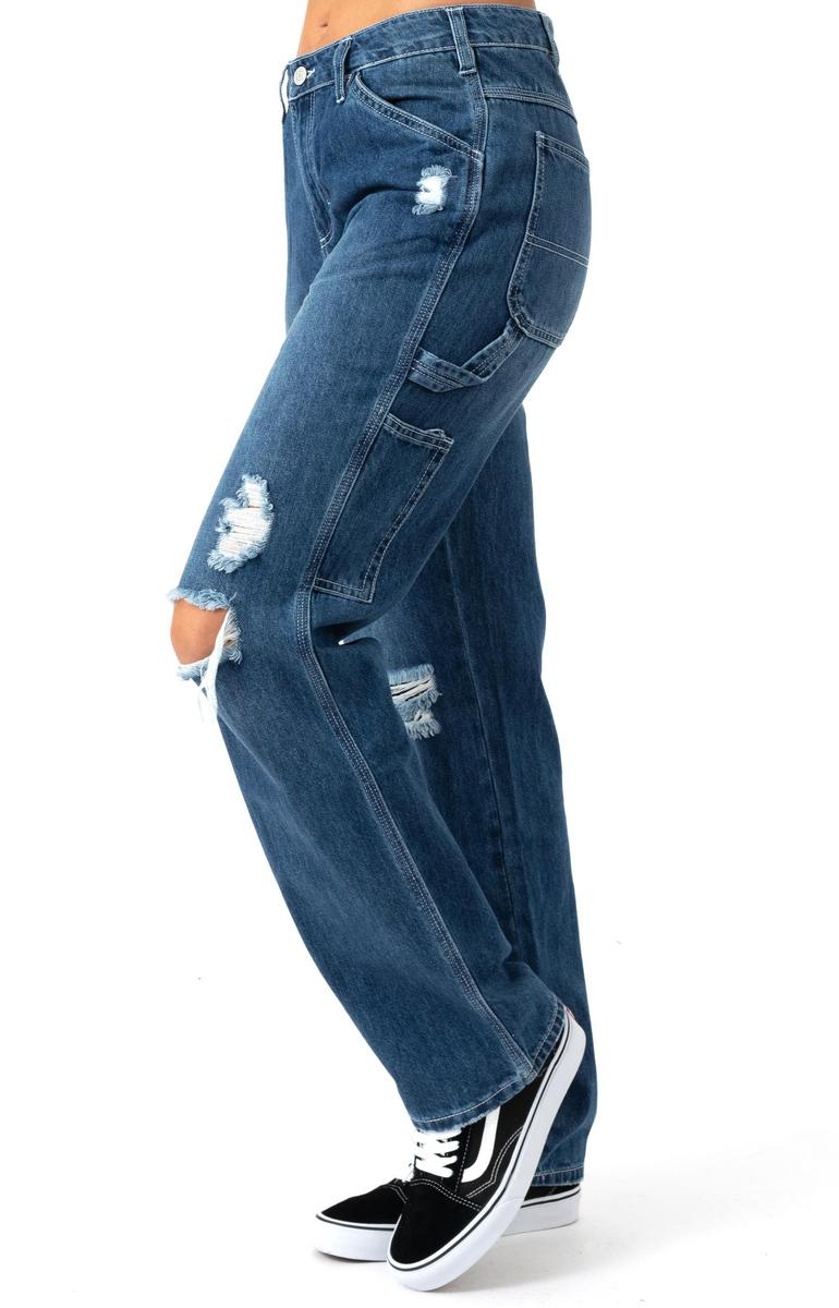 Dickies Women's Vintage Destruction Wash Carpenter Pant (CP20RD)