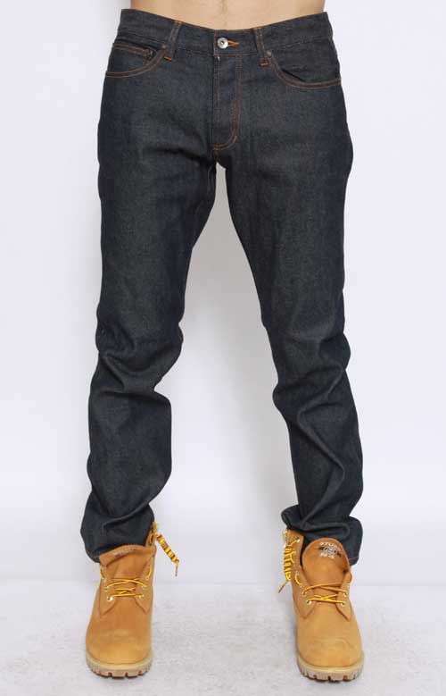 Obey's Stunning Standard Issue Regular Denim in Raw Indigo