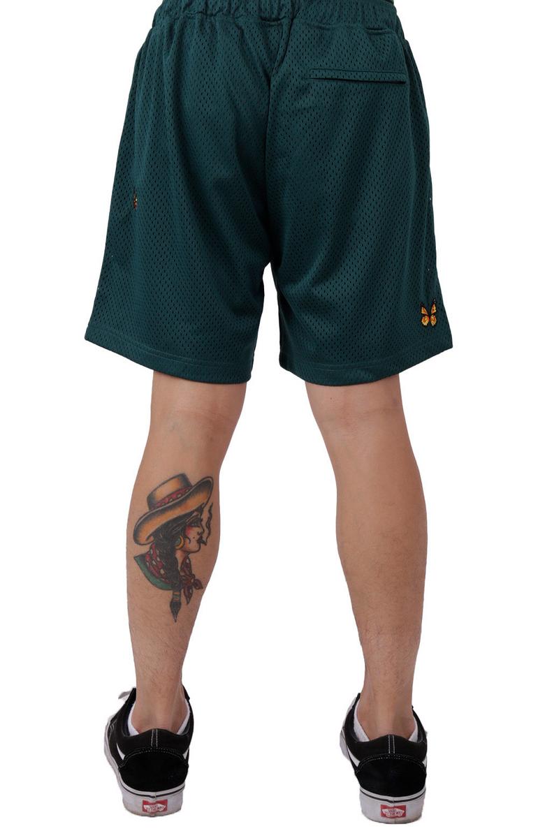 Stunning Forest Green Home Team Mesh Shorts