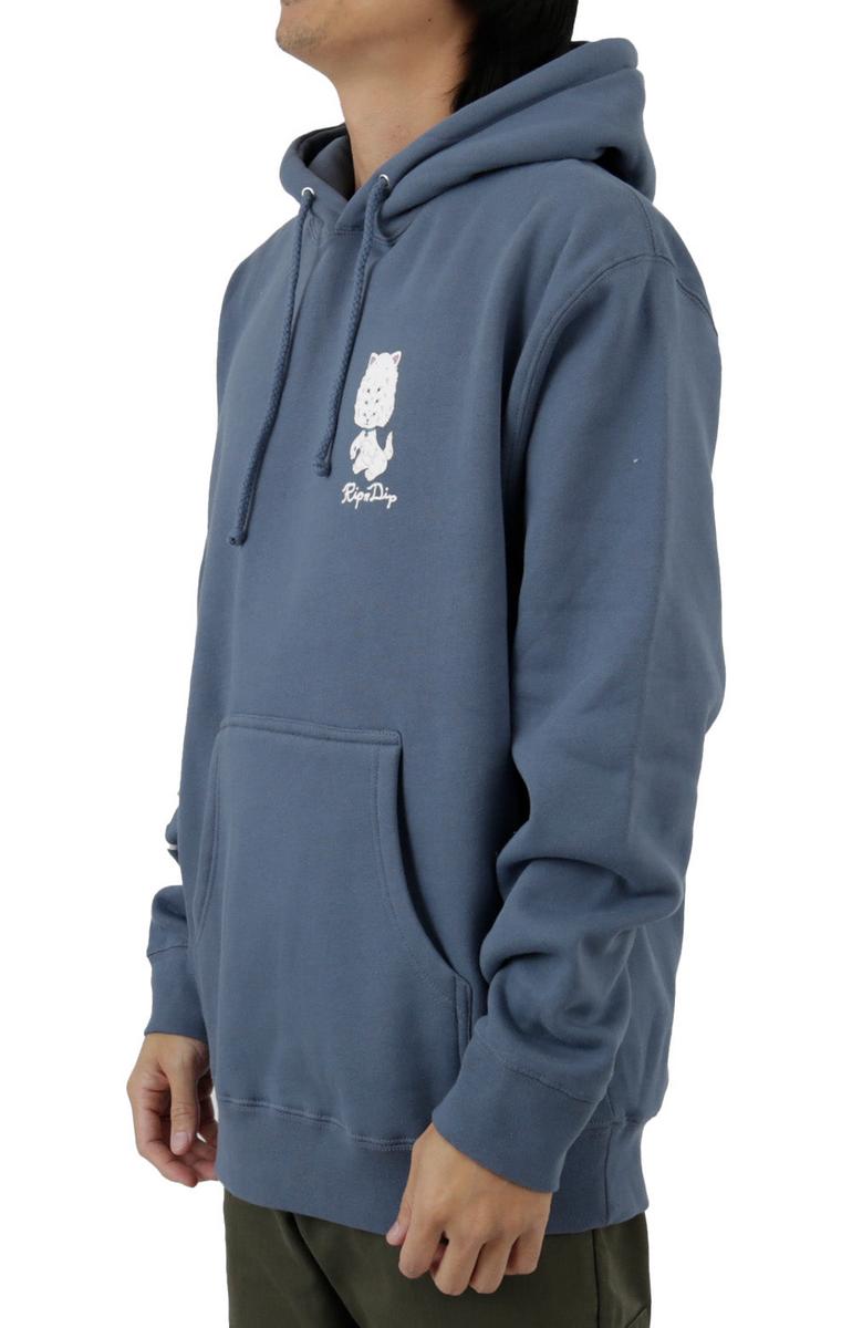 RIPNDIP Storm Blue Big Head Hoodie - A Must-Have!