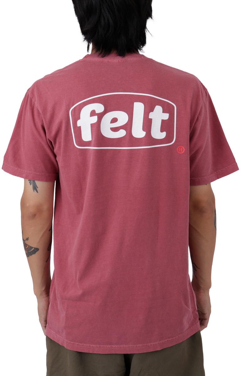 Stunning Oxblood Work Wear Logo T-Shirt - Grab Yours Now!