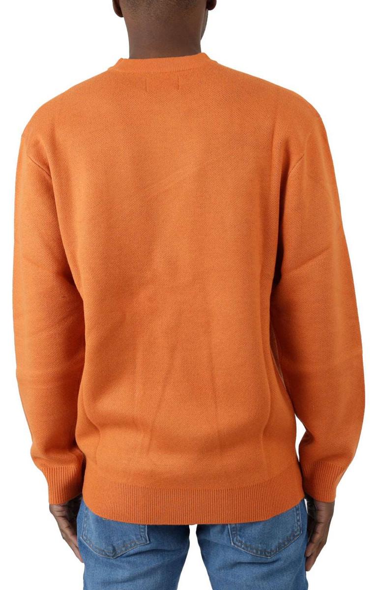 Gorgeous Burnt Orange Jacquard Butterfly Sweater - A Must - Have!