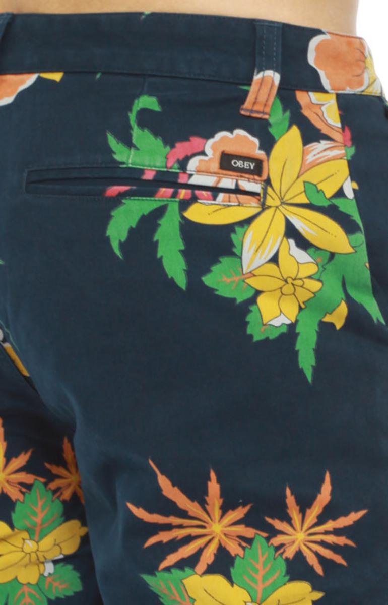 Obey's Hawaiian Navy Working Man II Shorts - Irresistible Style!
