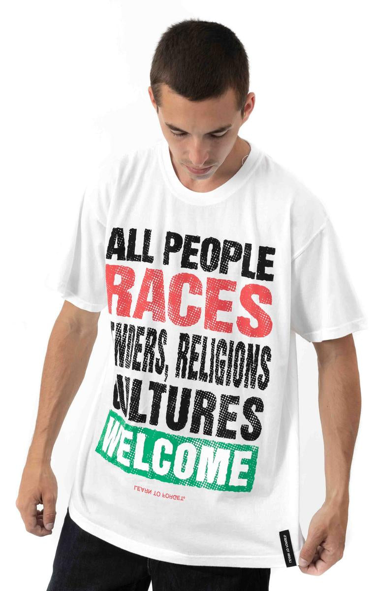 All Welcome V.2 Premium Cotton/Silk T-Shirt - Irresistible Fashion!
