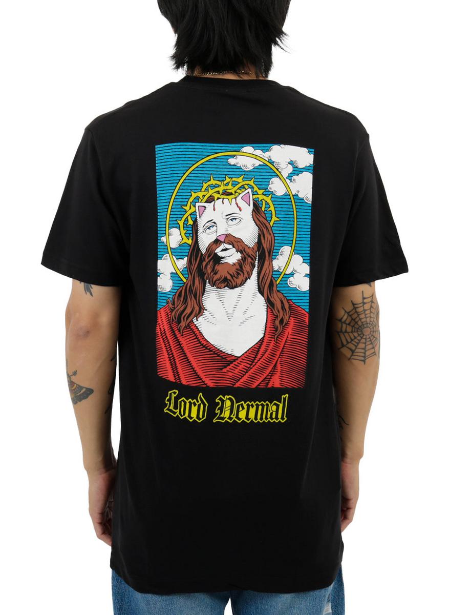 Lord Nerm Savior Black Graphic Tee - Must-Have Fashion!
