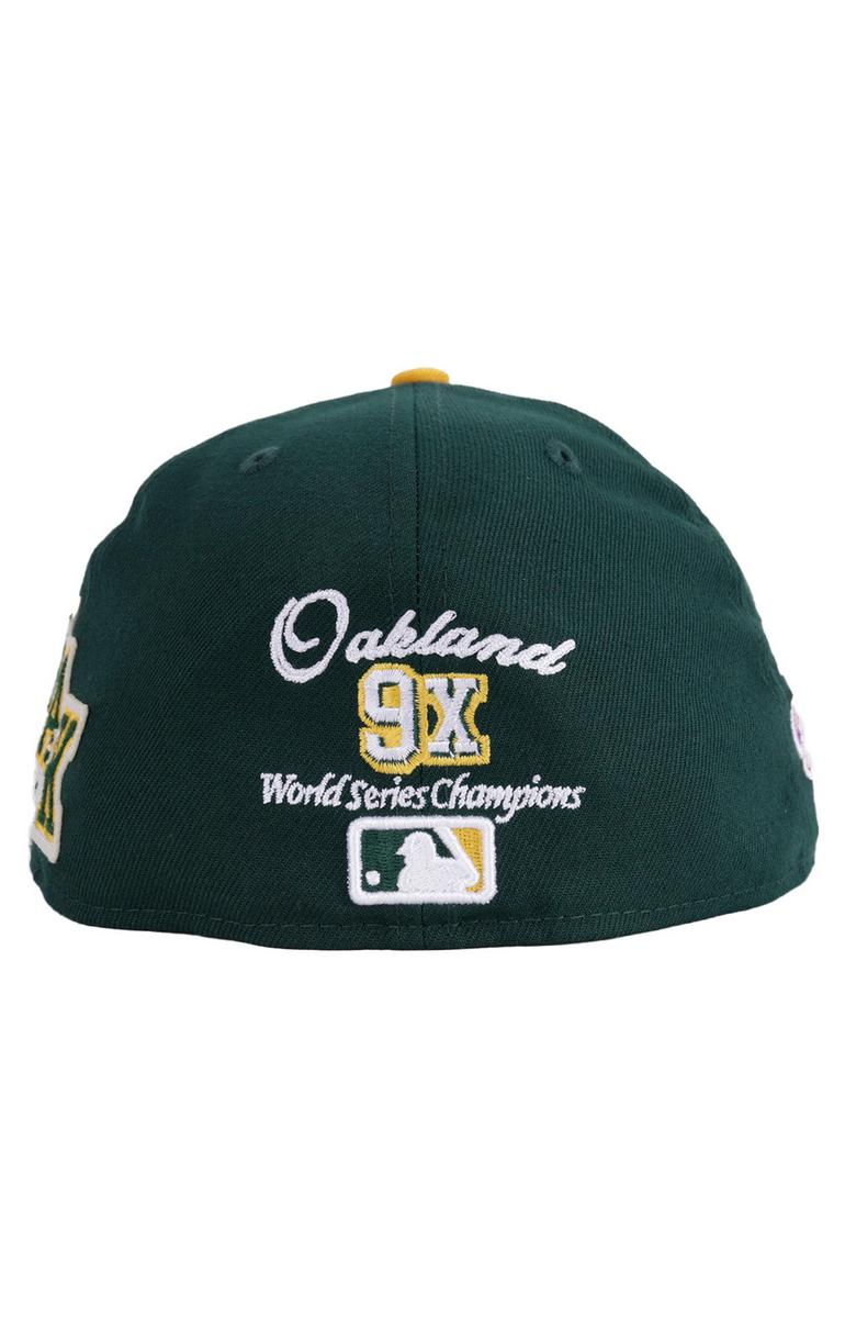 New Era's Oakland Athletics 59FIFTY Letterman Fitted Cap - Show Your Team Pride!