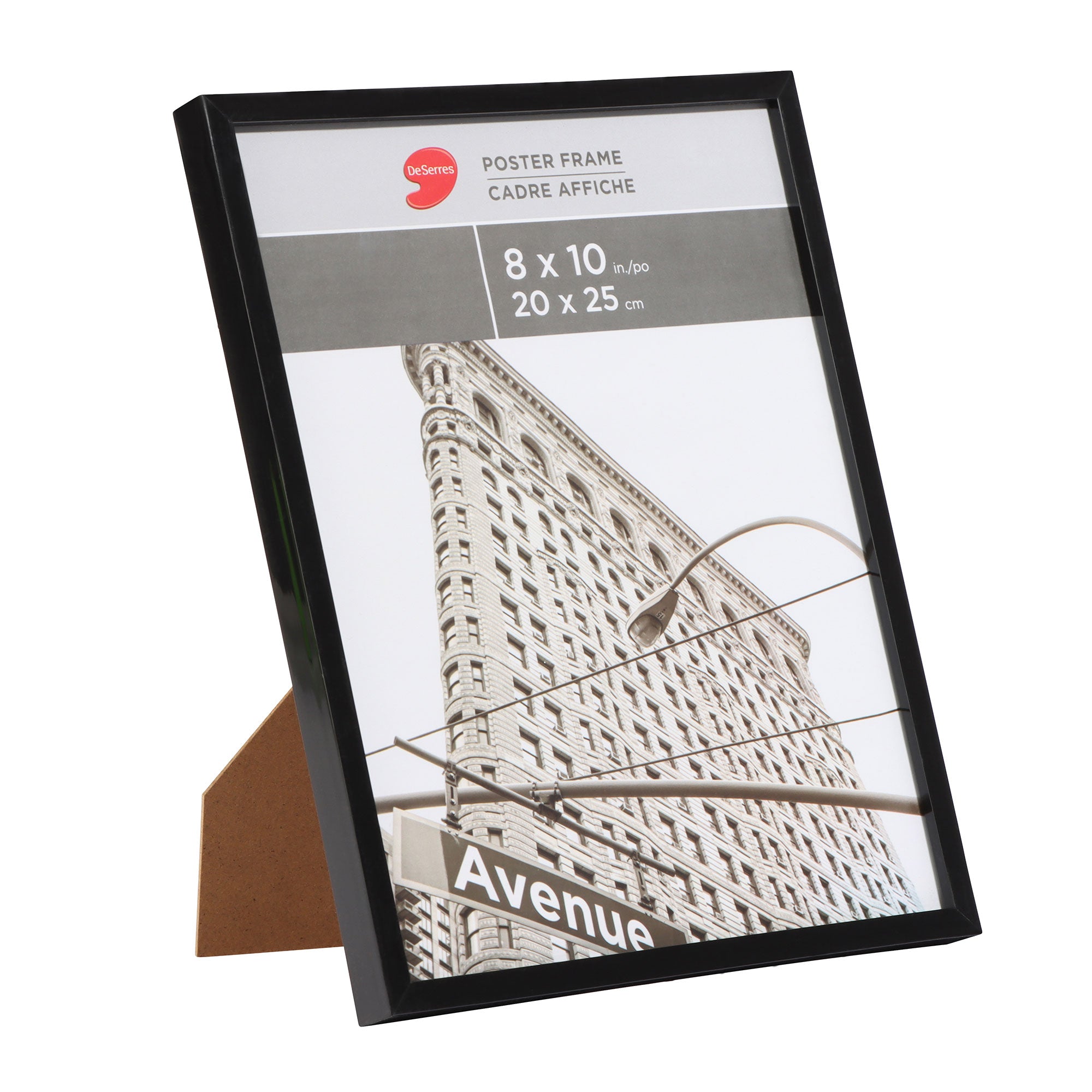 DeSerres Stunning Black Plastic Picture Frame