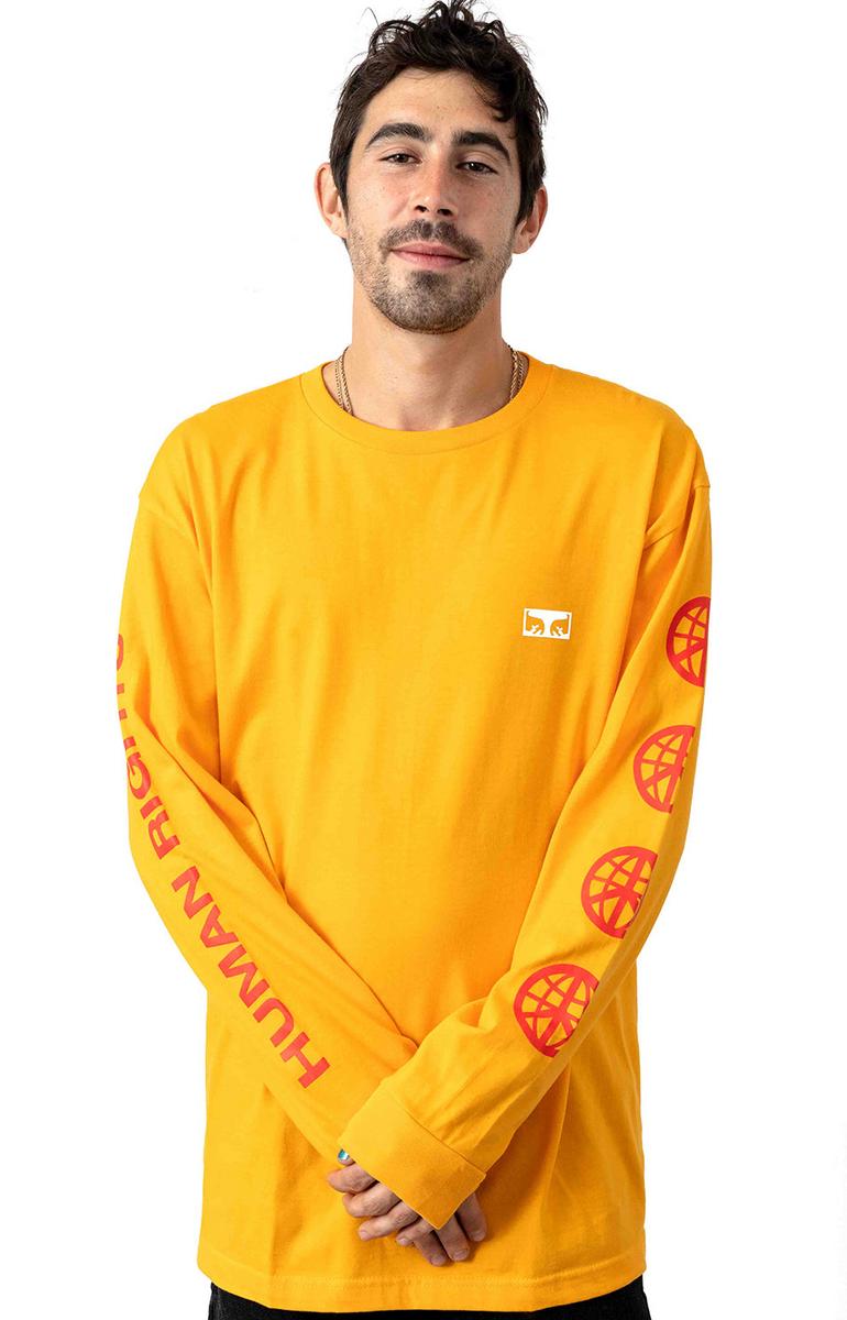 Gorgeous Gold Obey One Love Long-Sleeved Shirt