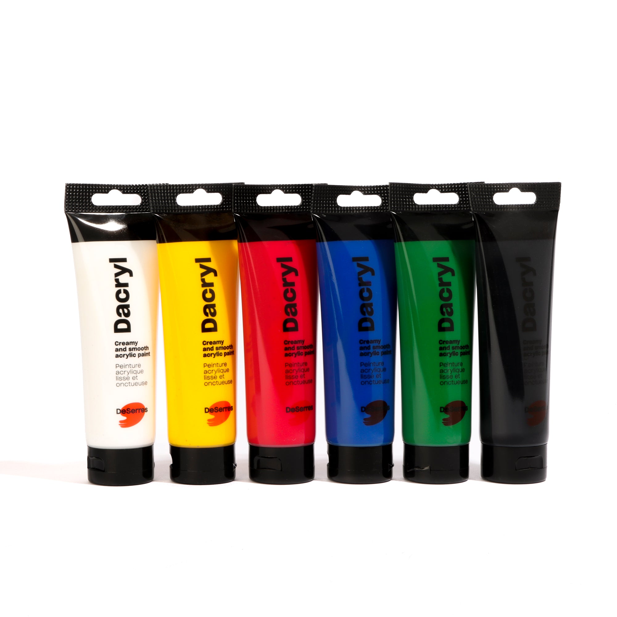 Dacryl Studio Acrylic Painting Kit - 6 Assorted Low - Viscosity Colors