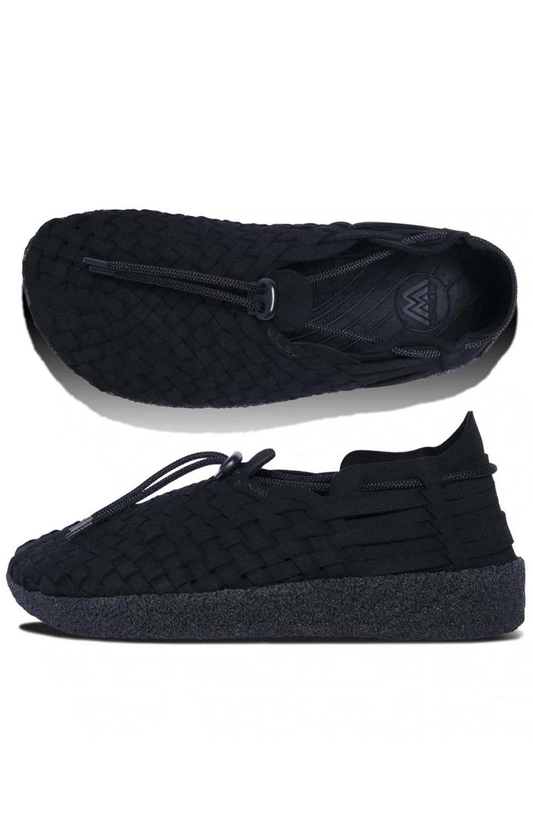 Stylish Latigo Suede Vegan Leather Black Shoes for Women