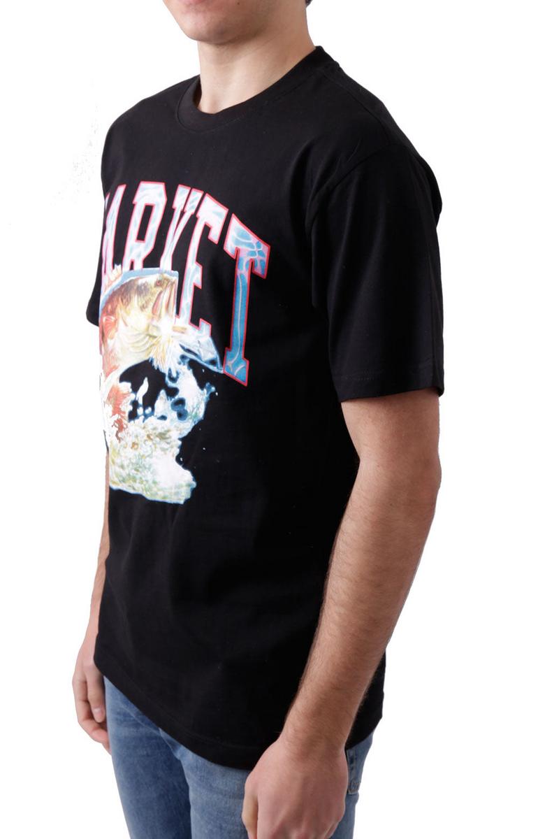 Stylish Market Bass Arc Tee in Stunning Black
