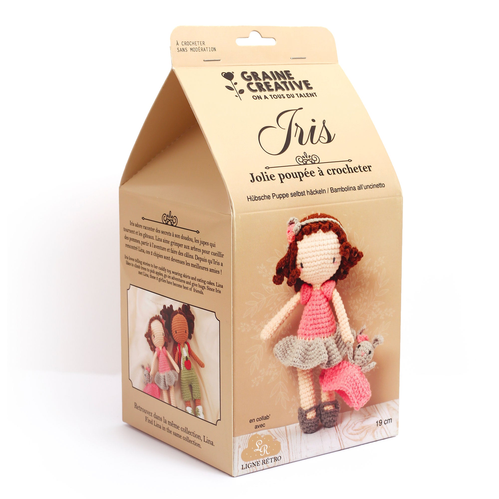Enchanting DIY Crochet Doll Kit - Iris