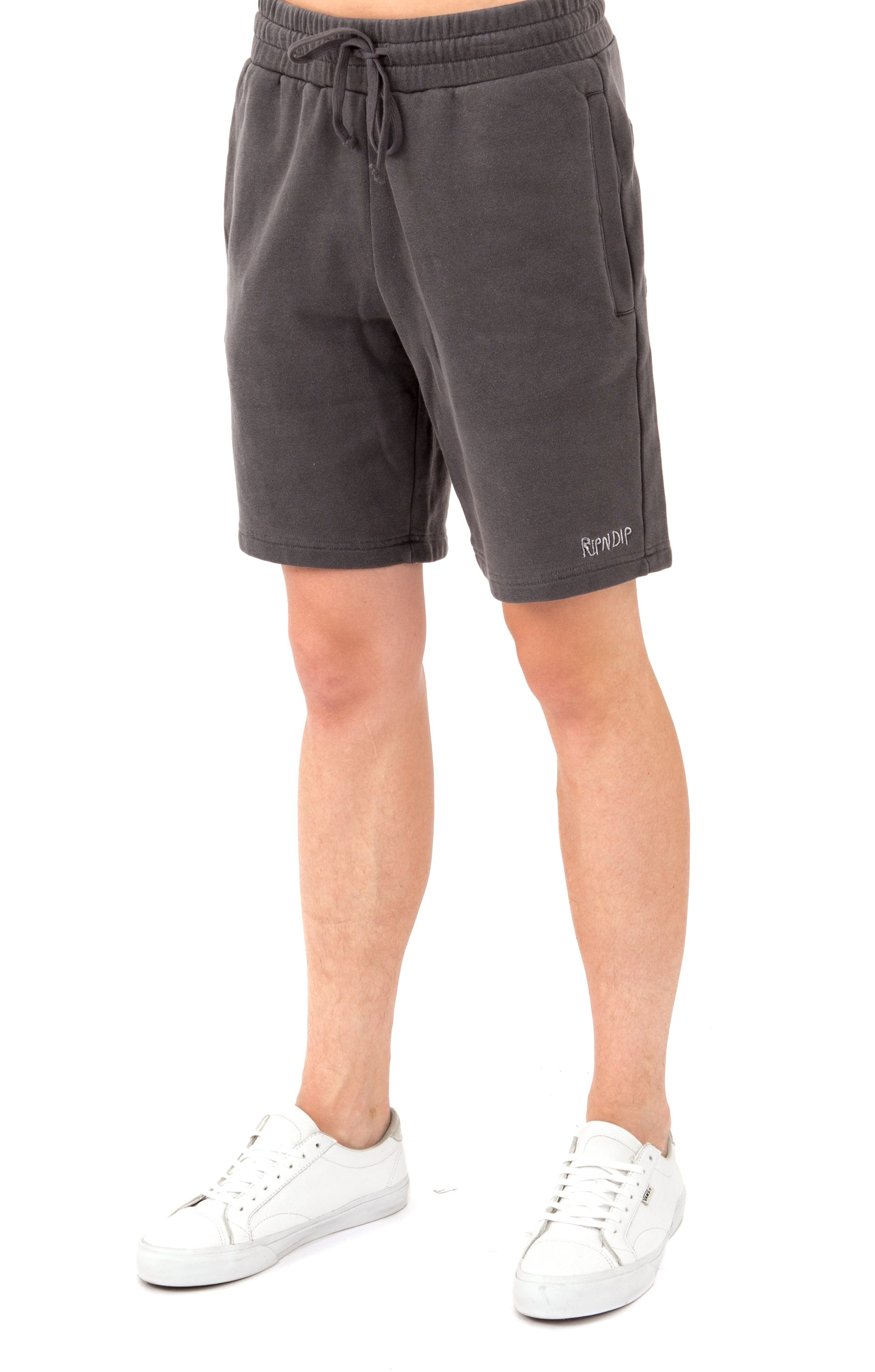 RIPNDIP's Stunning Peek A Nerm Over Dye Black Sweat Shorts