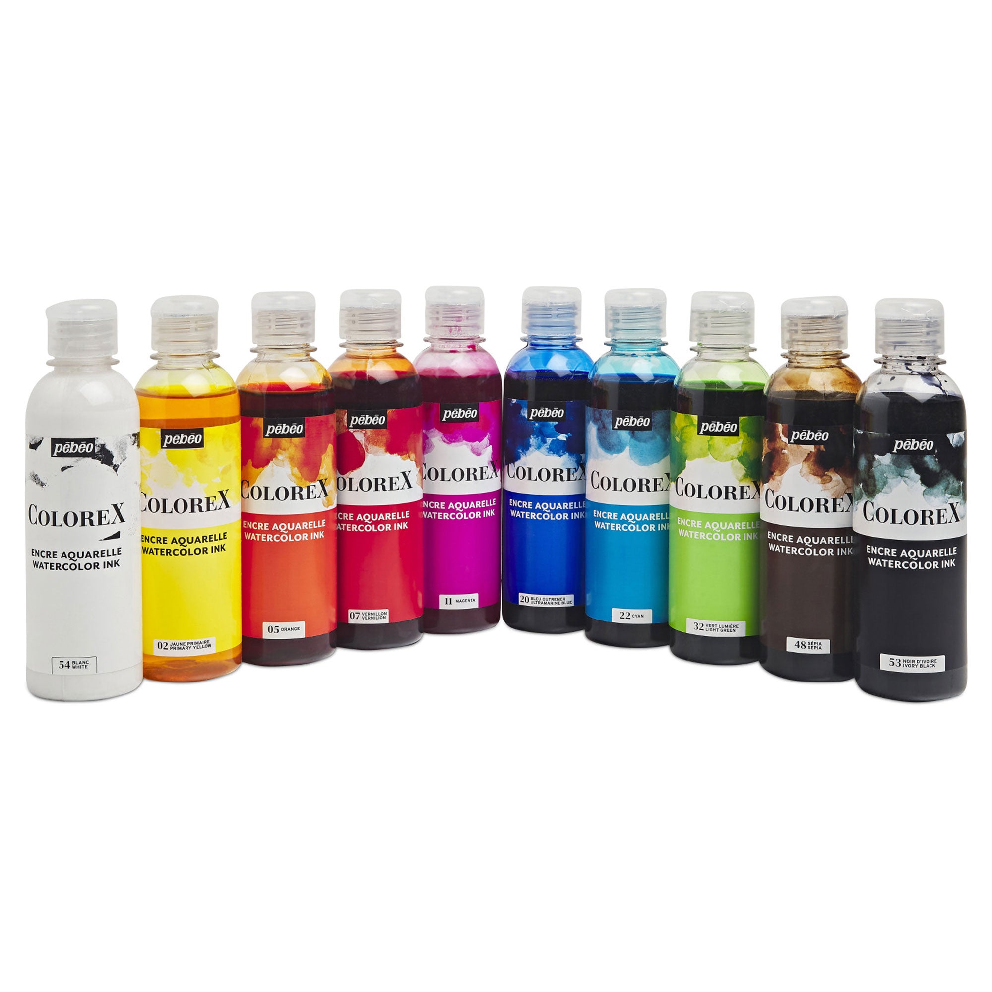 Colorex Fluorescent Yellow Watercolour Ink - Eye - Catching and Vivid!
