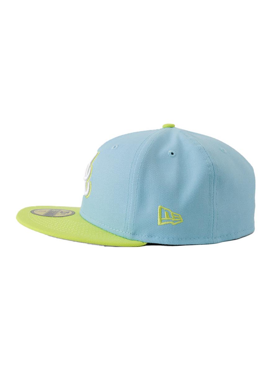 Atlanta Braves Cyber Green/Blue 5950 Fitted Cap - Color Pack Edition: Show Your Team Pride!