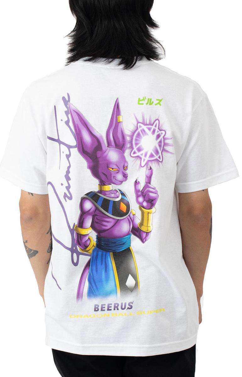 Beerus Orb T-Shirt - White: The Ultimate Dragon Ball Z Fan's Choice