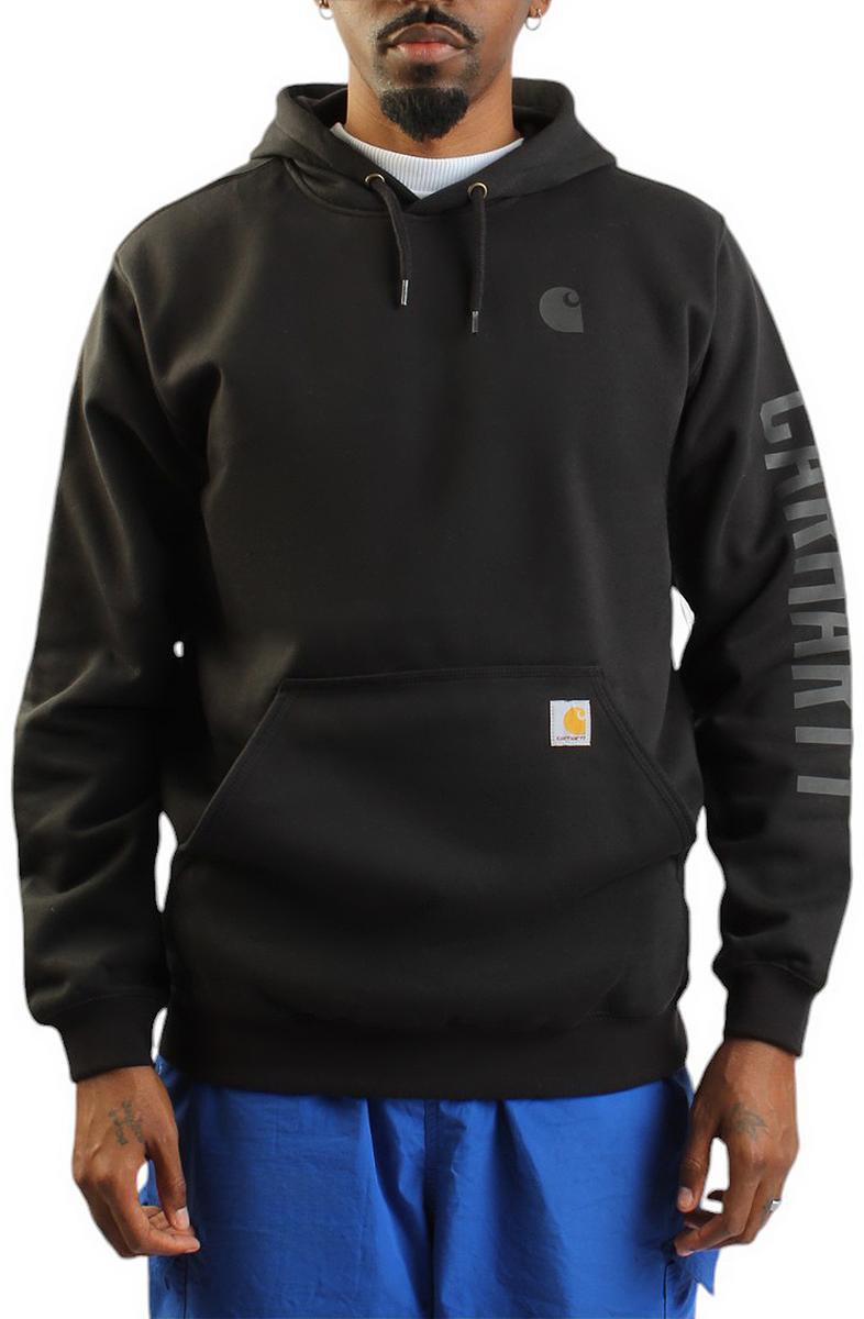 Carhartt Rain Defender Black Graphic Sweatshirt - Loose Fit