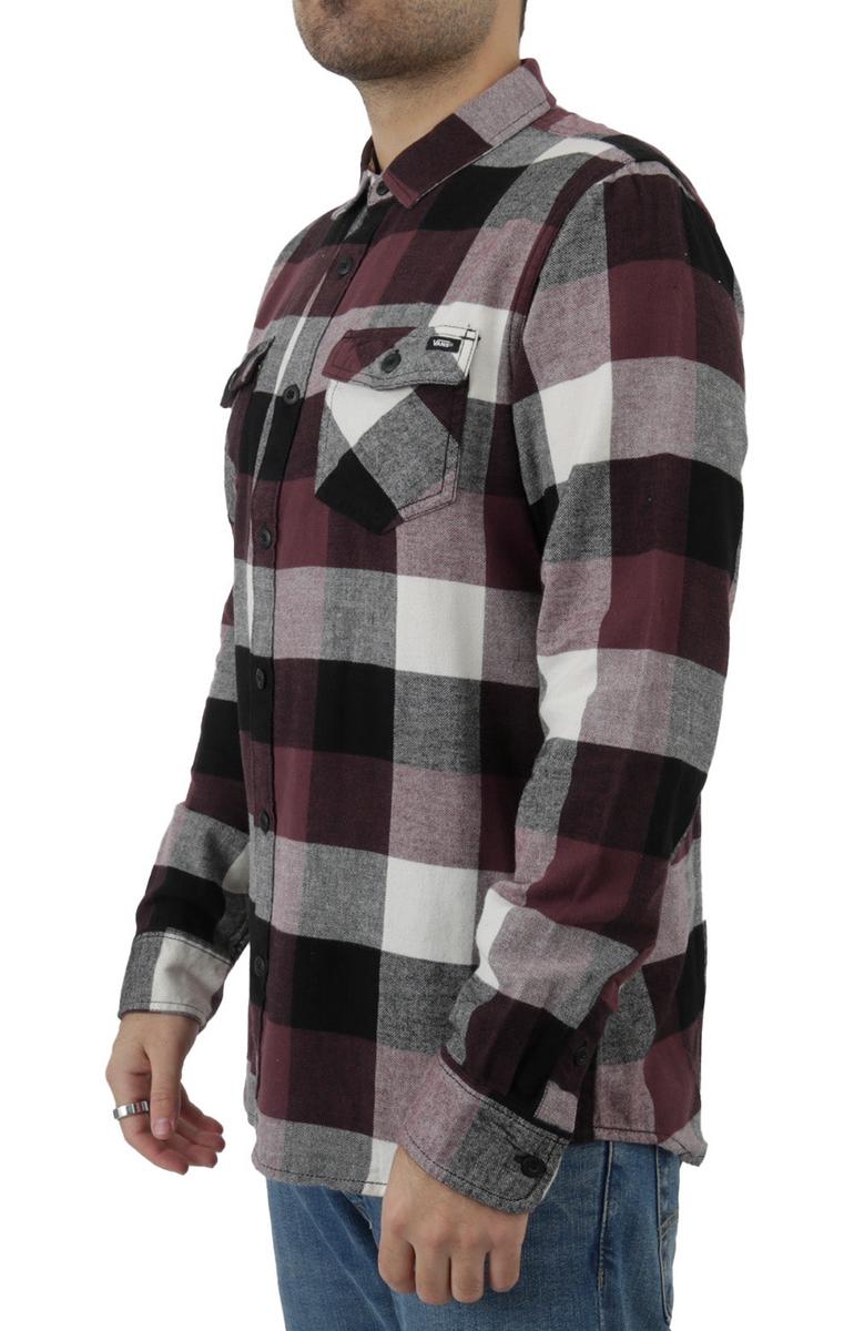 Vans Catawba Grape Box Button-Up Flannel Shirt - Stylish and Comfortable!