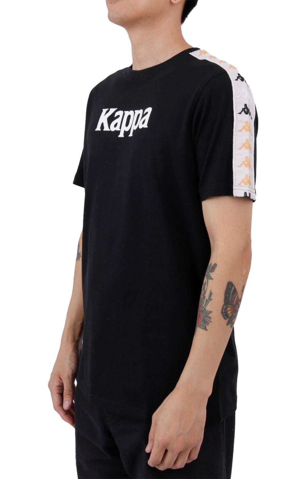 222 Banda Deto Black Smoke Men's T-Shirt by Kappa - A Must-Have!