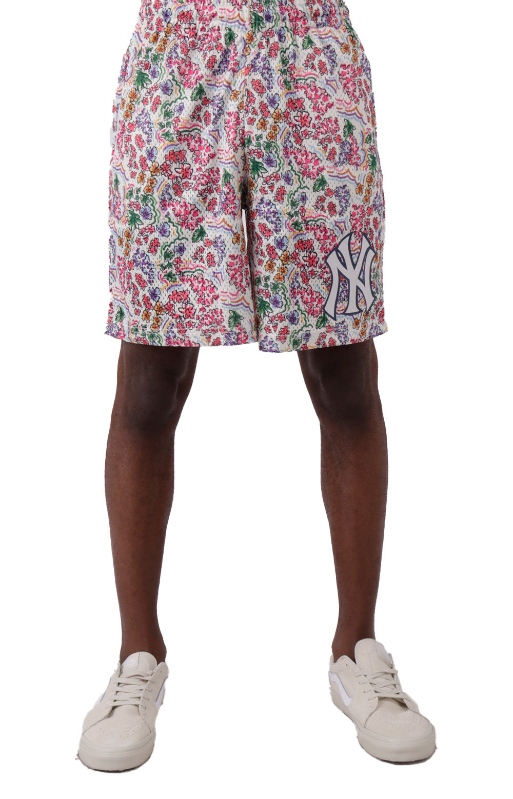 NY Yankees Stunning Floral Print Shorts