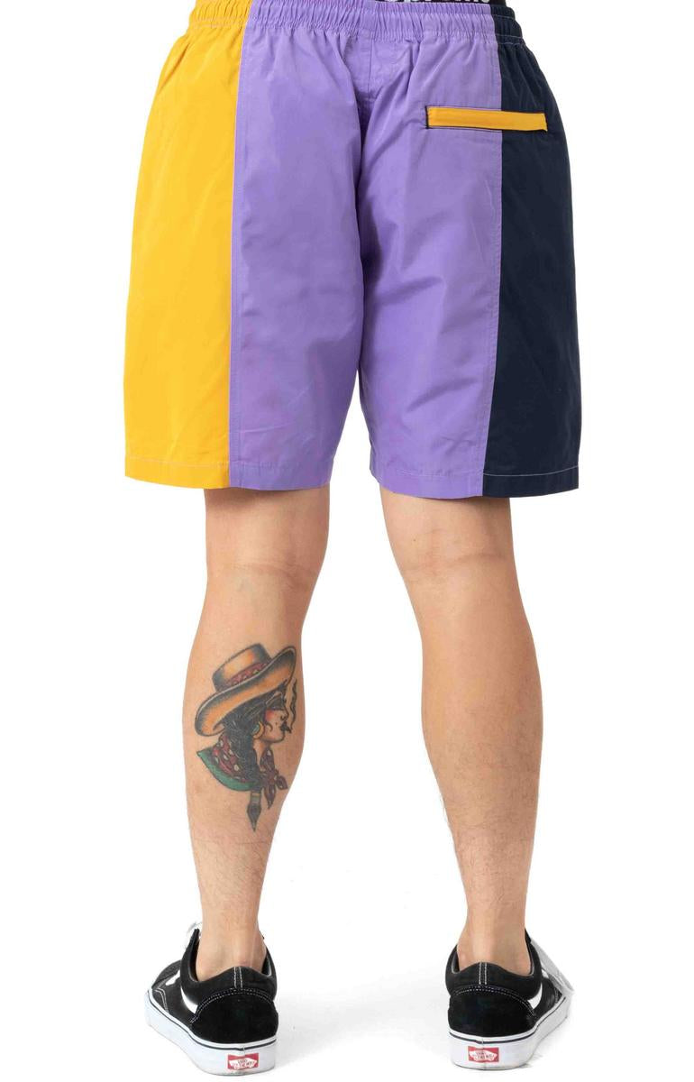 Eye-Catching Multi-Colorblock Nylon Shorts by 10 Deep