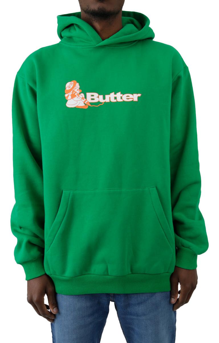 Butter's Grass Crayon Logo Pullover Hoodie - A Must-Have!