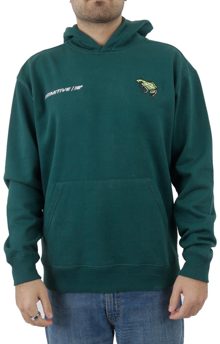 Eye - Catching Teal Numeric Pullover Hoodie
