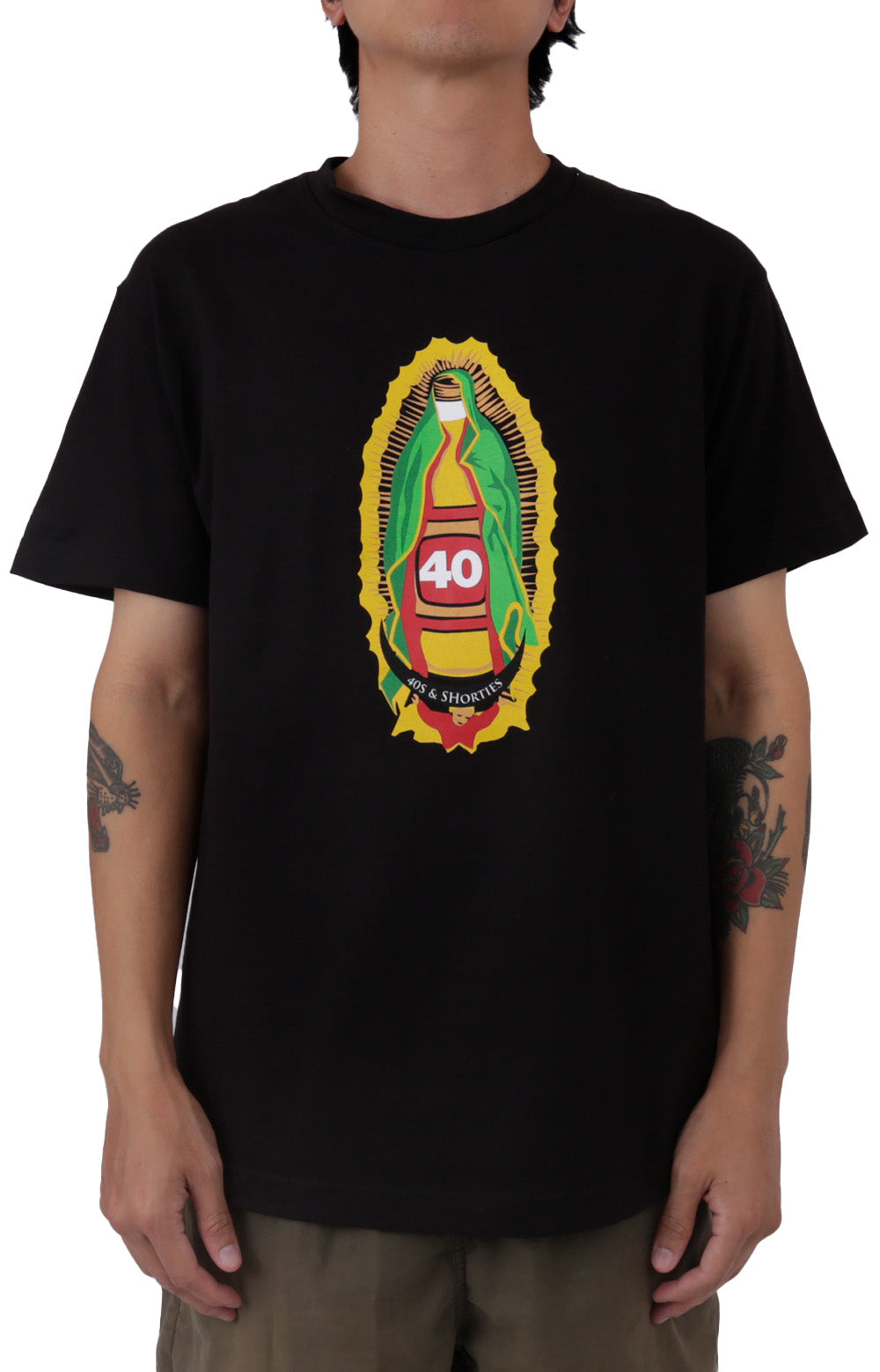 Stunning Virgin Bottle Black T-Shirt